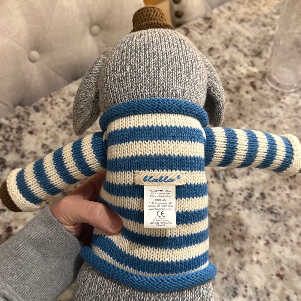 Striped Elephant Blabla doll - Picture 4 of 5